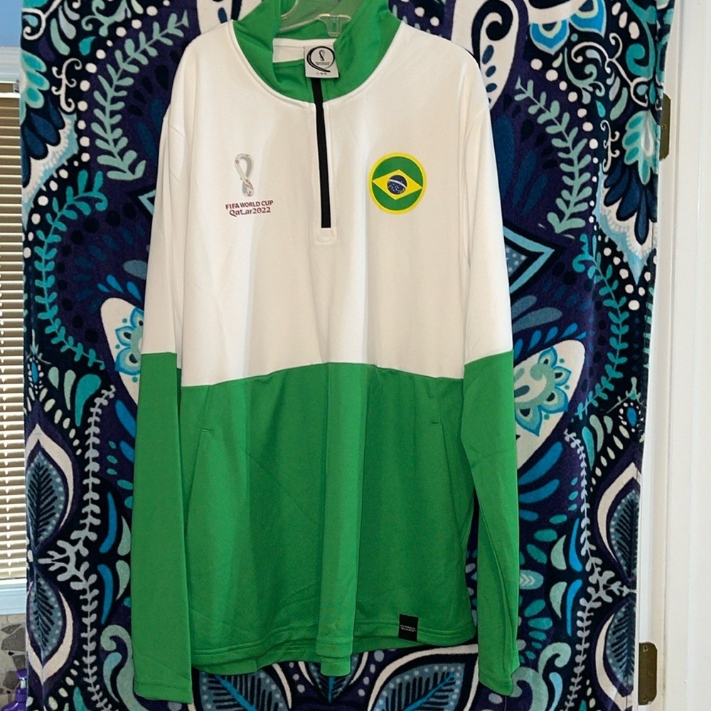 Men's FIFA World Cup Country 1/4 Zip pullover L